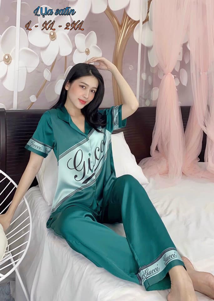 BỘ PIJAMA LỤA SATIN CAO CẤP - (48-75 KG)