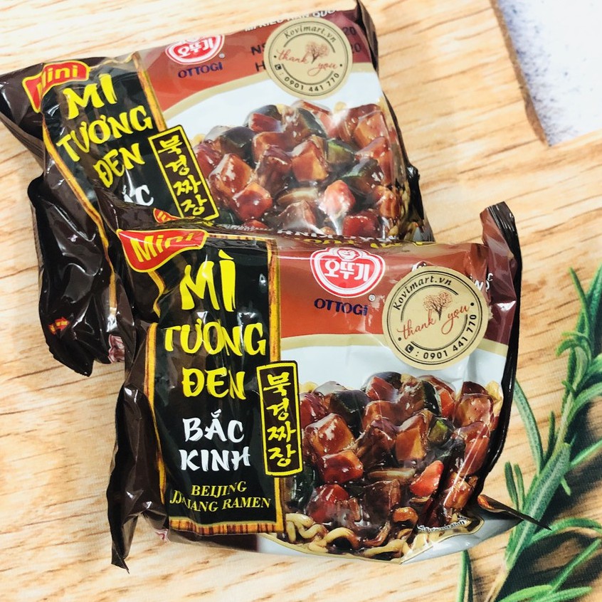 (Combo 5 gói) Mì tương đen Bắc Kinh mini 80g