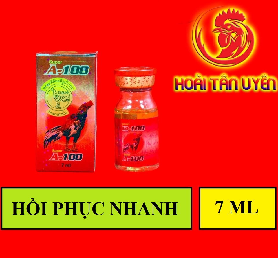 A100 tang, phù cho gà đá LỌ 7 CC