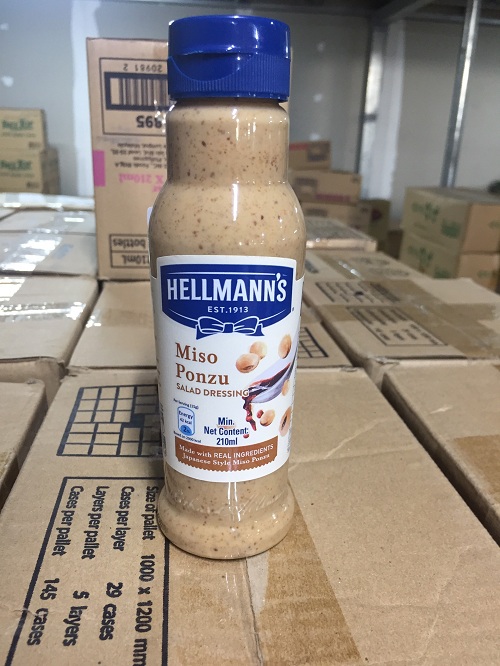 Sauce salad miso ponzu 210ml-hellmann's