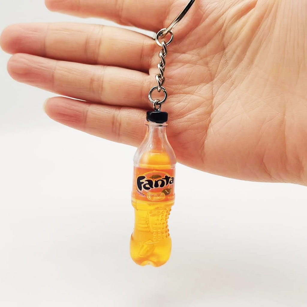 Móc Khóa Hình Chai Nước Ngọt Cola Dễ Thương