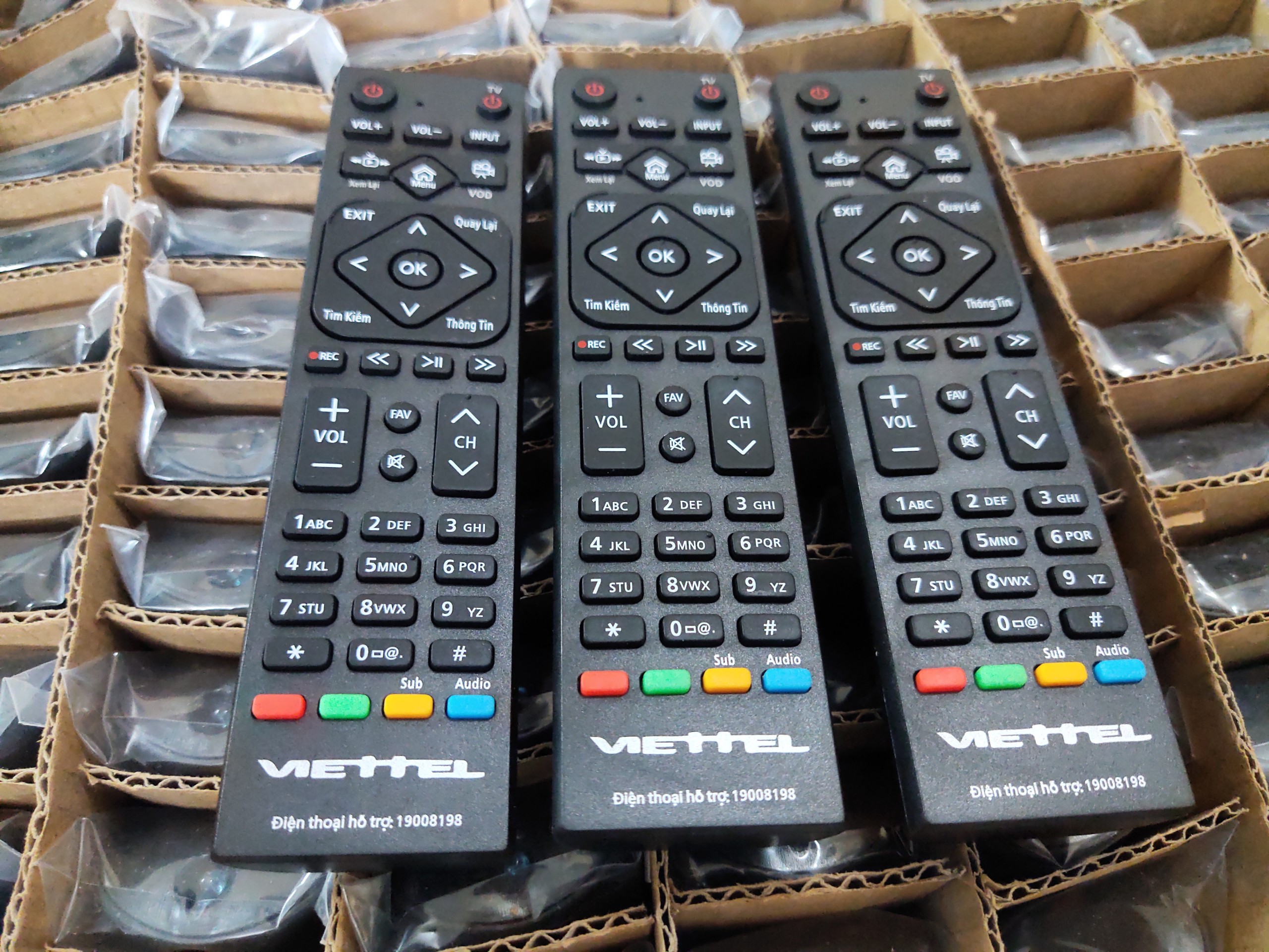 Remote điều khiển đầu thu Viettel internet - Remote Viettel