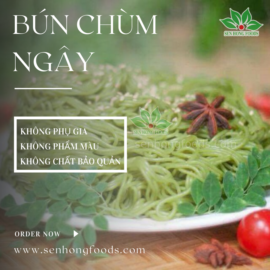 Bún Chùm Ngây Sen Hồng 300g