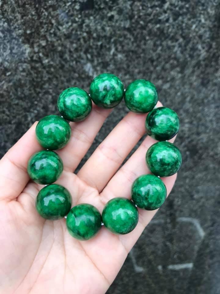 VÒNG TAY NGỌC SƠN THỦY 20LY