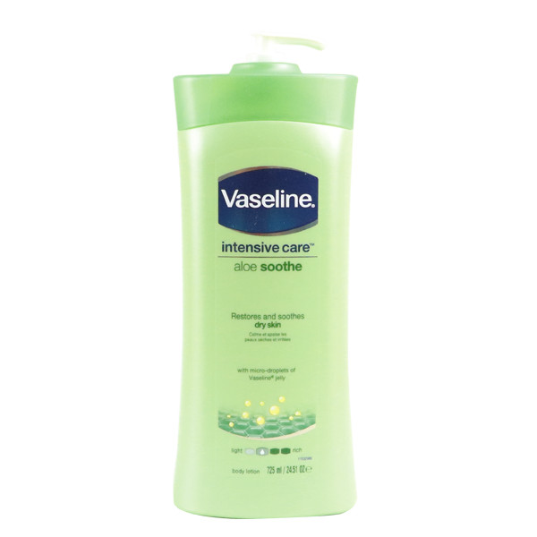 Dưỡng Thể Vaseline Intensive Care Aloe Soothe 725ml