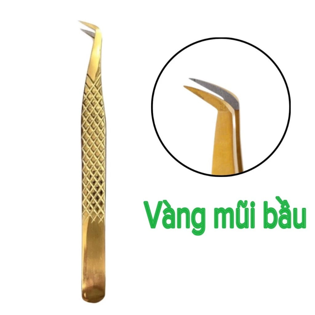 Nhíp volume pakistan phủ nhám nano_cây gắp mi cao cấp_nhíp nối mi mũi bầu 12mm_nhíp tạo fan,tách,gắp,classic_cây vuốt mi