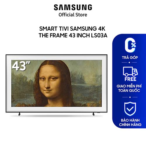 [Miễn phí lắp đặt + Freeship] Smart TV Samsung 4K The Frame 43 inch QA43LS03AAKXXV