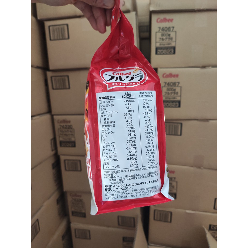 Ngũ cốc Calbee Nhật bản 800 g (200g)