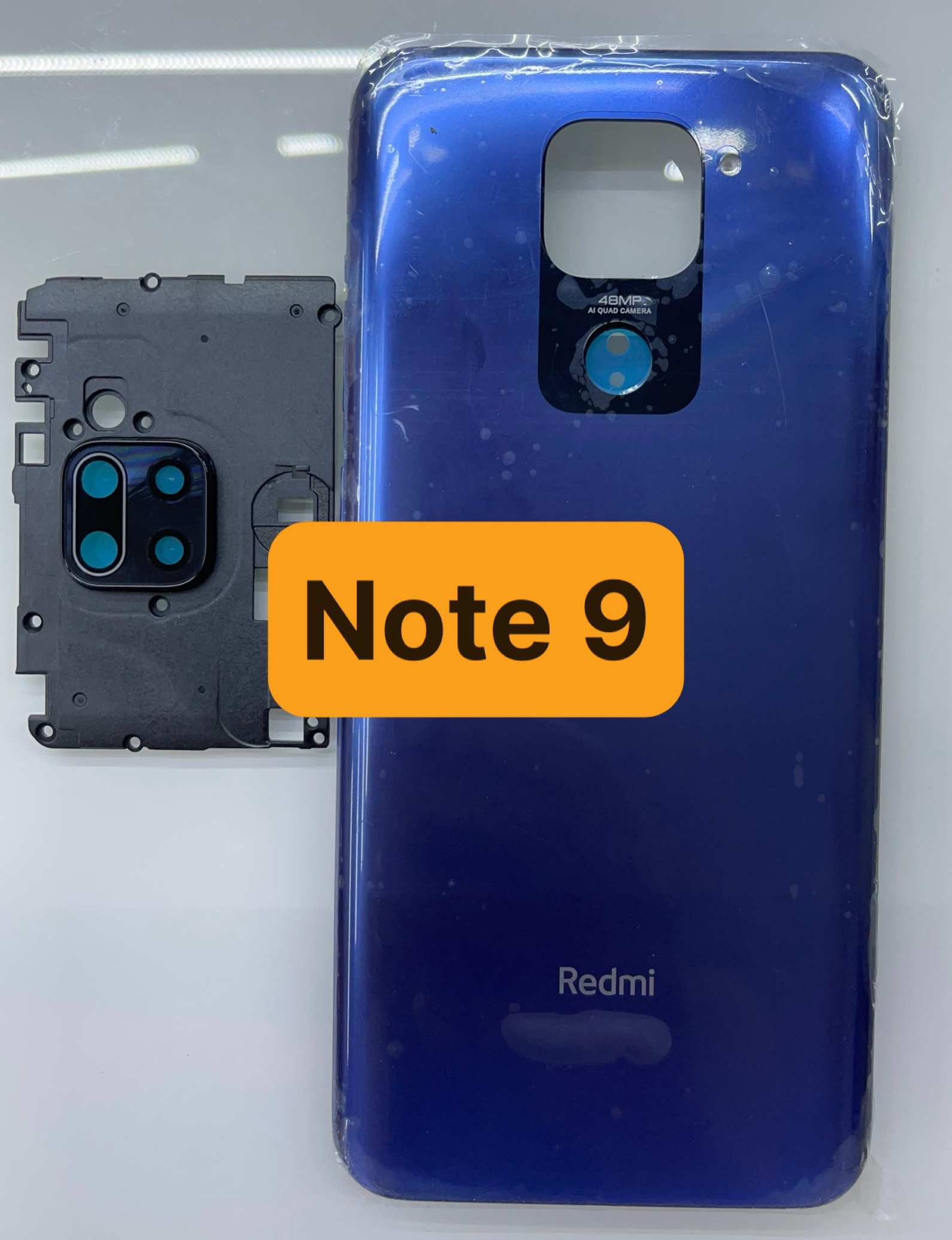 lưng vỏ( nắp lưng sau)+khay sim+kính camera+phím điện thoại xiaomi redmi note 9