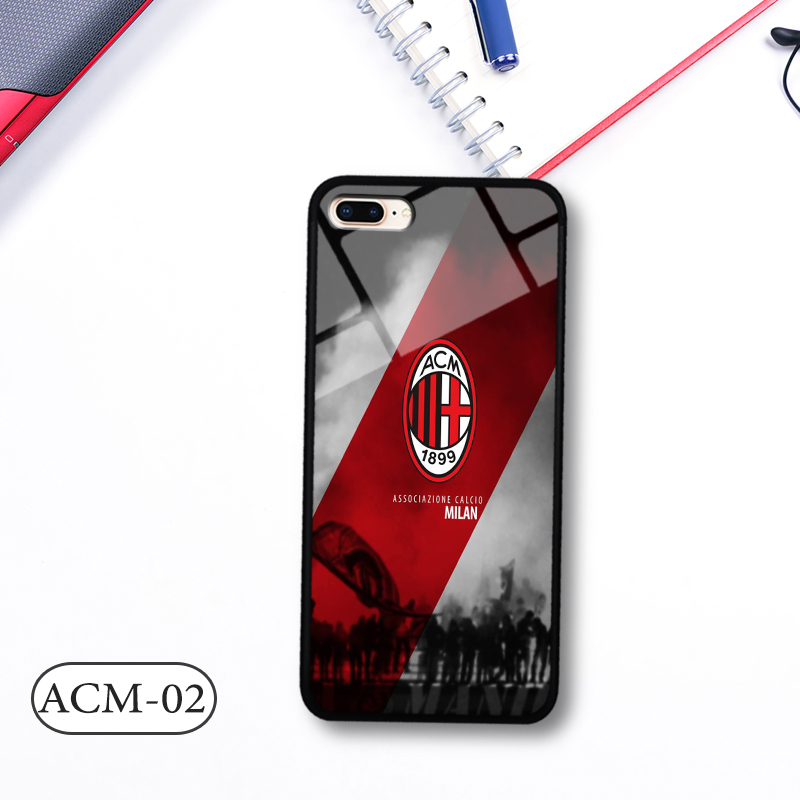 Ốp kính 3D IPHONE 7 PLUS - in biểu tượng đội bóng