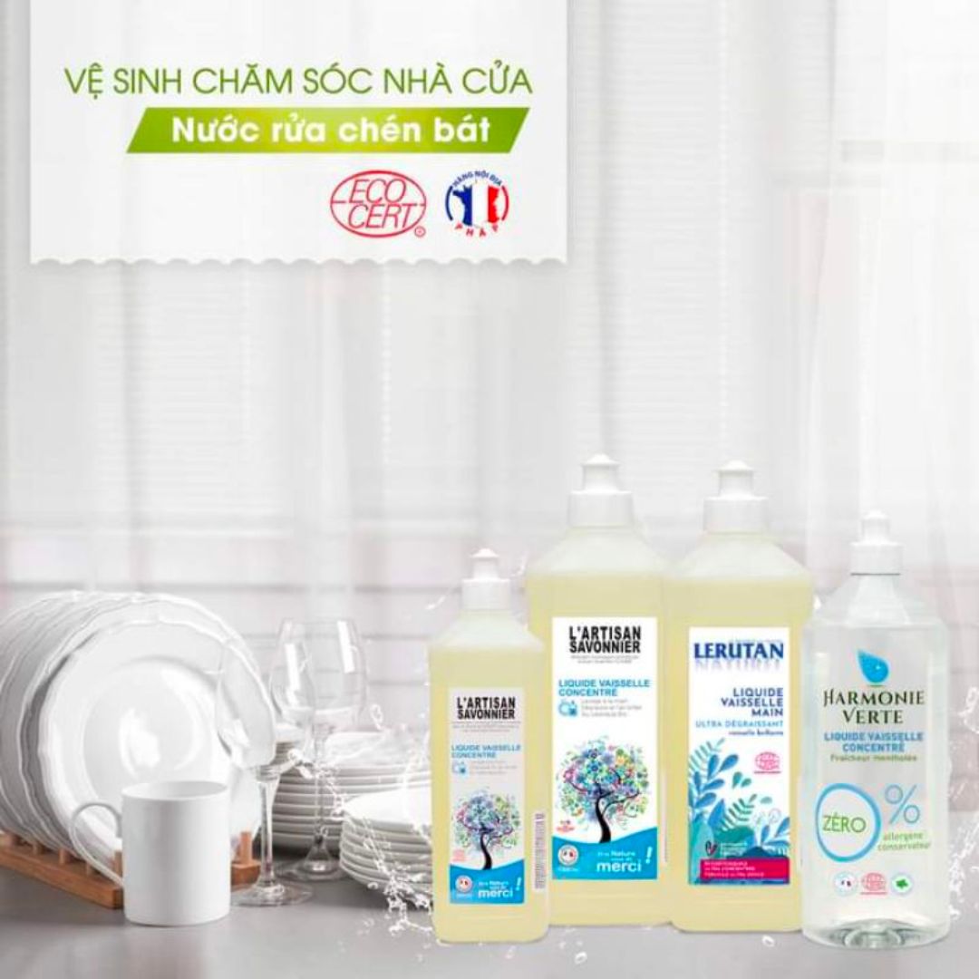 Nước rửa chén hữu cơ đậm đặc organic - nước rửa chén/bát hữu cơ - nước rửa chén sinh học - dầu rửa bát - nước rửa bát - góc hữu cơ