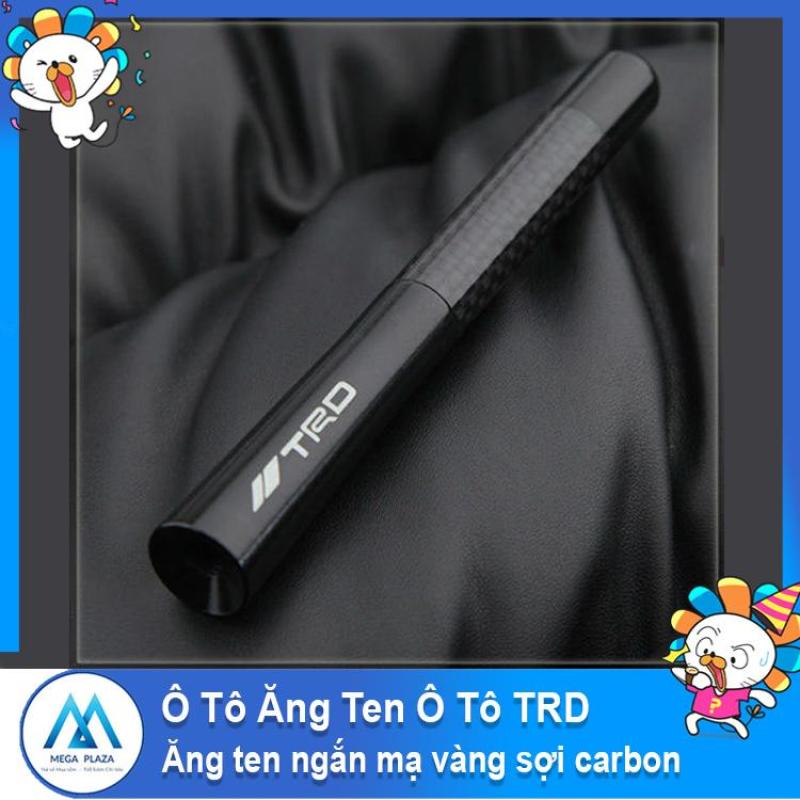 Đồ dùng ô tô ăng ten ô tô TRD ăng ten ngắn mạ vàng sợi carbon -AL
