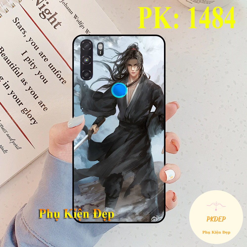[HCM]Ốp lưng Vsmart Active 3 dẻo đen in hình Samurai X