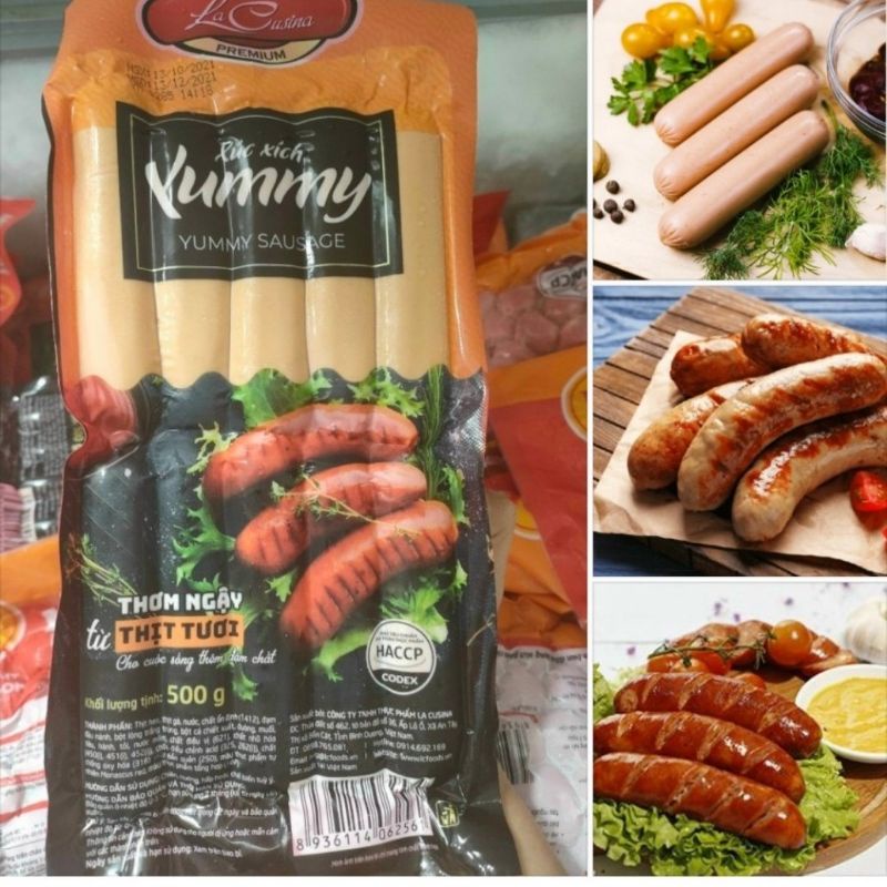 Xúc xích tươi Yummy Lacusiana 500G