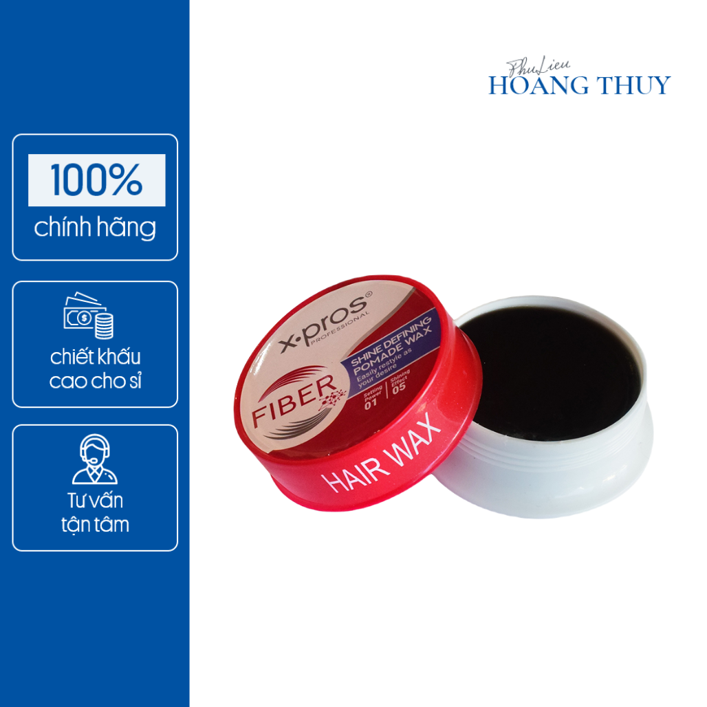 Wax tóc X.PROS FIBER Shine Defining Pomade Wax (80ml)