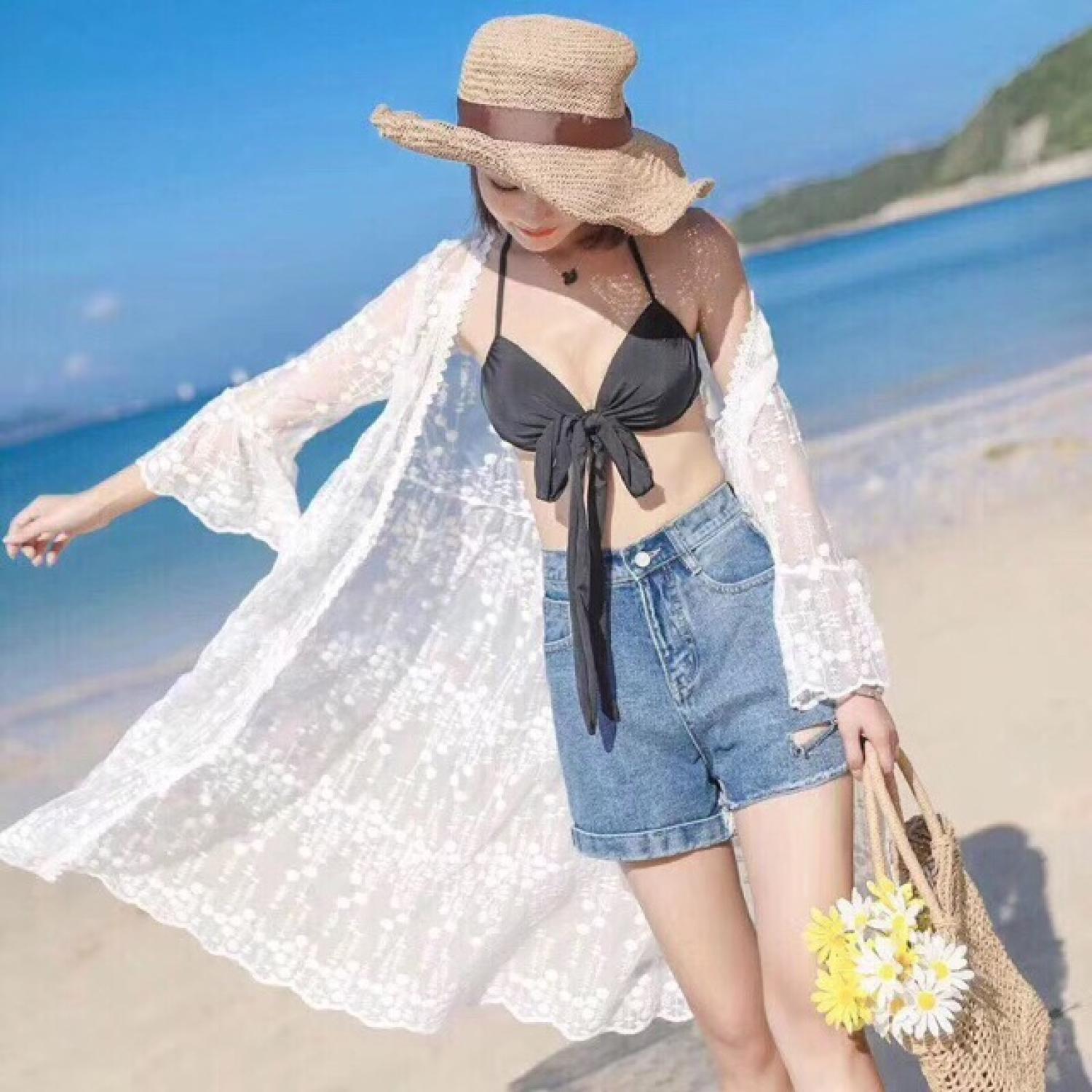 Áo Kimono đi biển