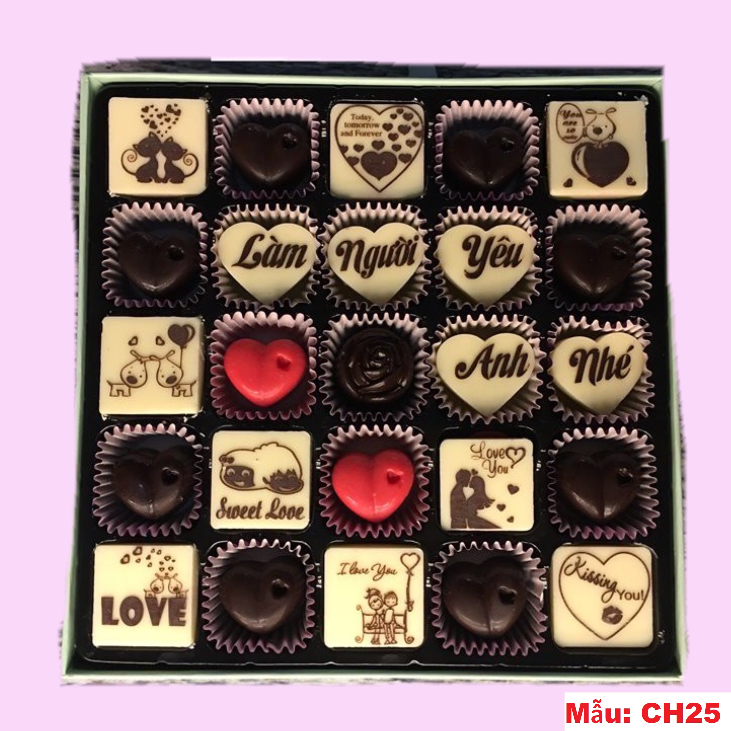 Socola valentine, chocolate valentine 2024