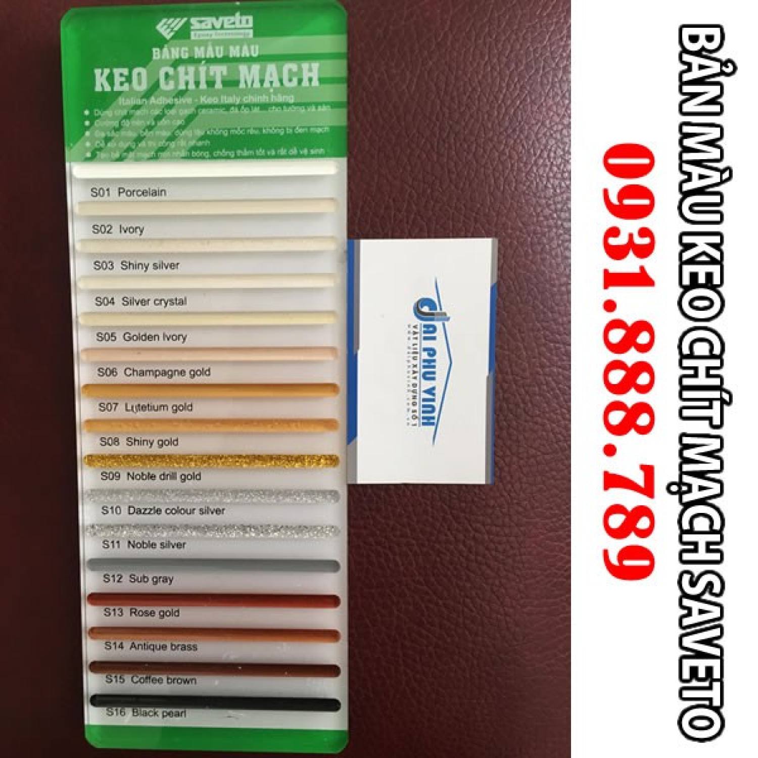[SỐC] Combo 20 tuýp keo chà ron Saveto màu tùy chọn