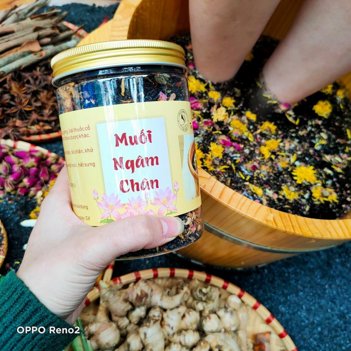 Muối ngâm chân thảo dược ,Thảo dược ngâm chân