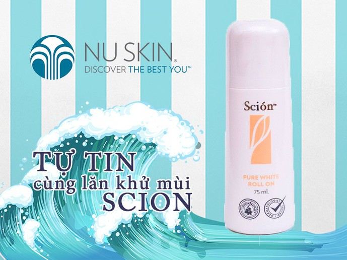 Lăn khử mùi scion pure white roll on nuskin 75ml