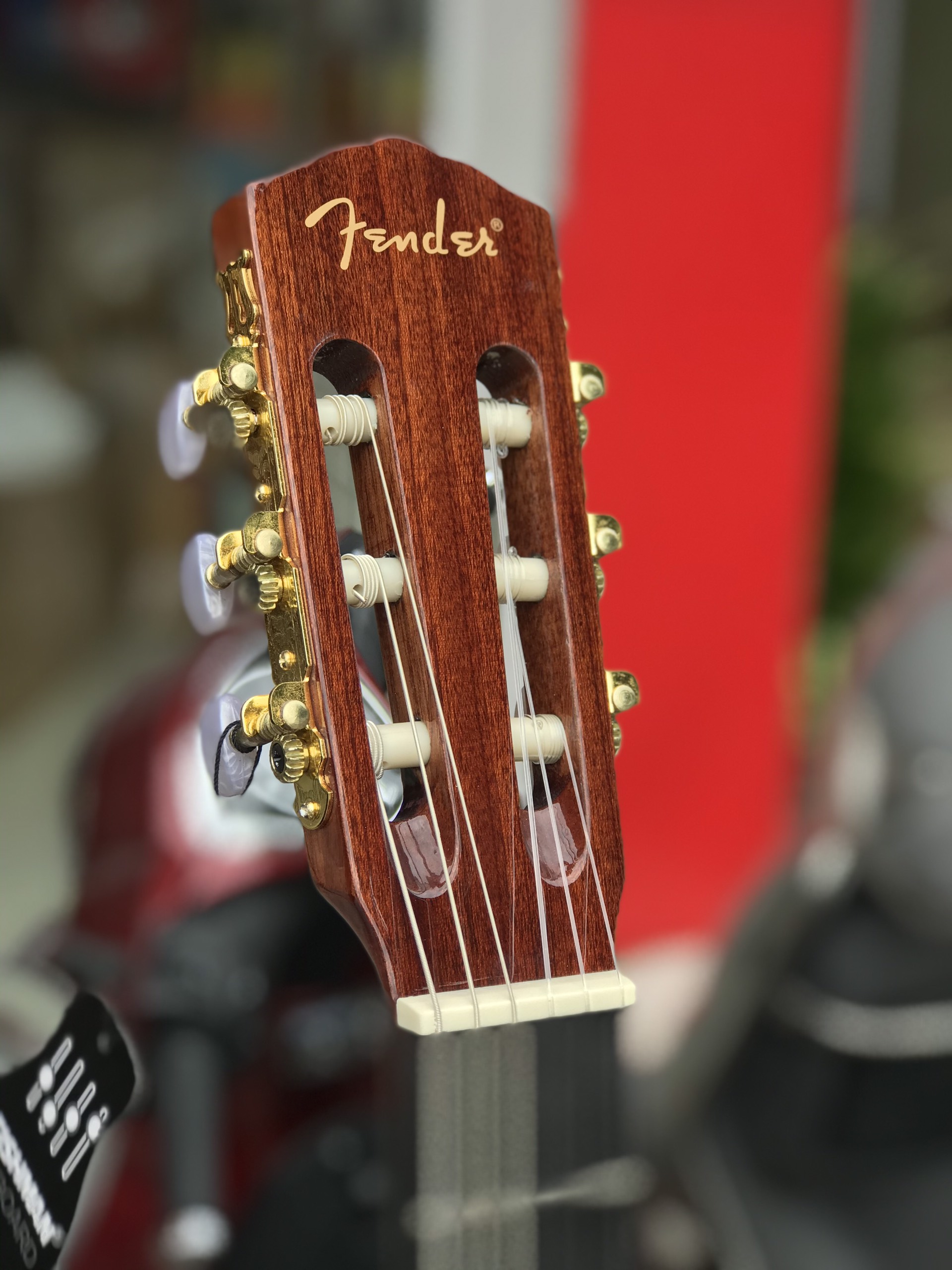 Guitar classic Fender CN240SCE thùng mỏng EQ Fishman