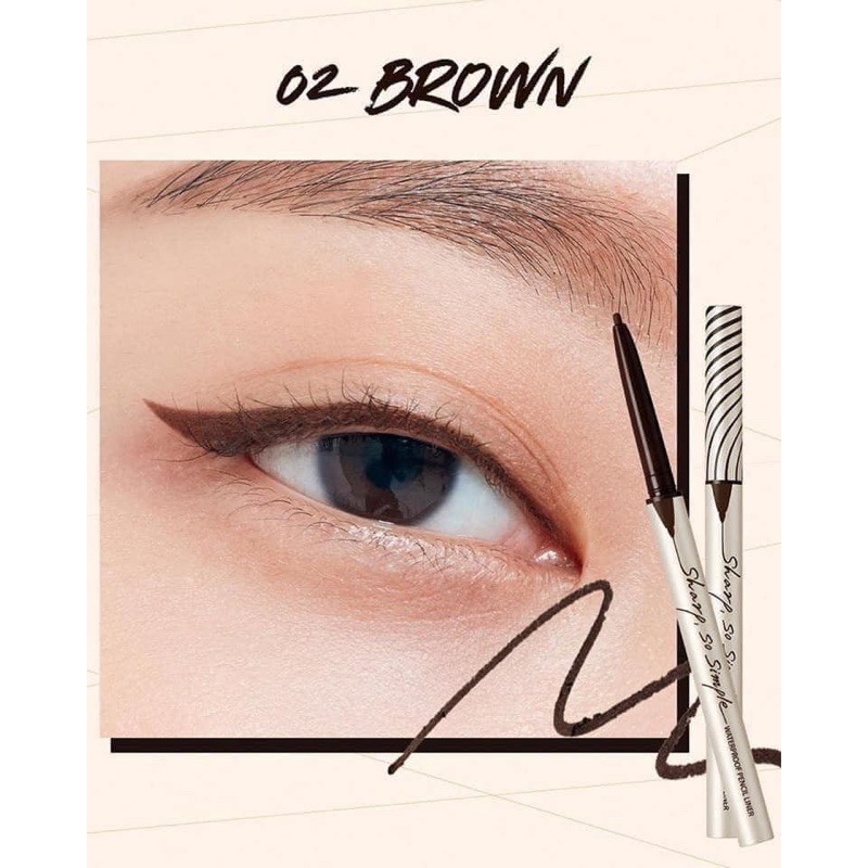 Kẻ mắt CLIO Sharp, So Simple Waterproof Pencil Liner