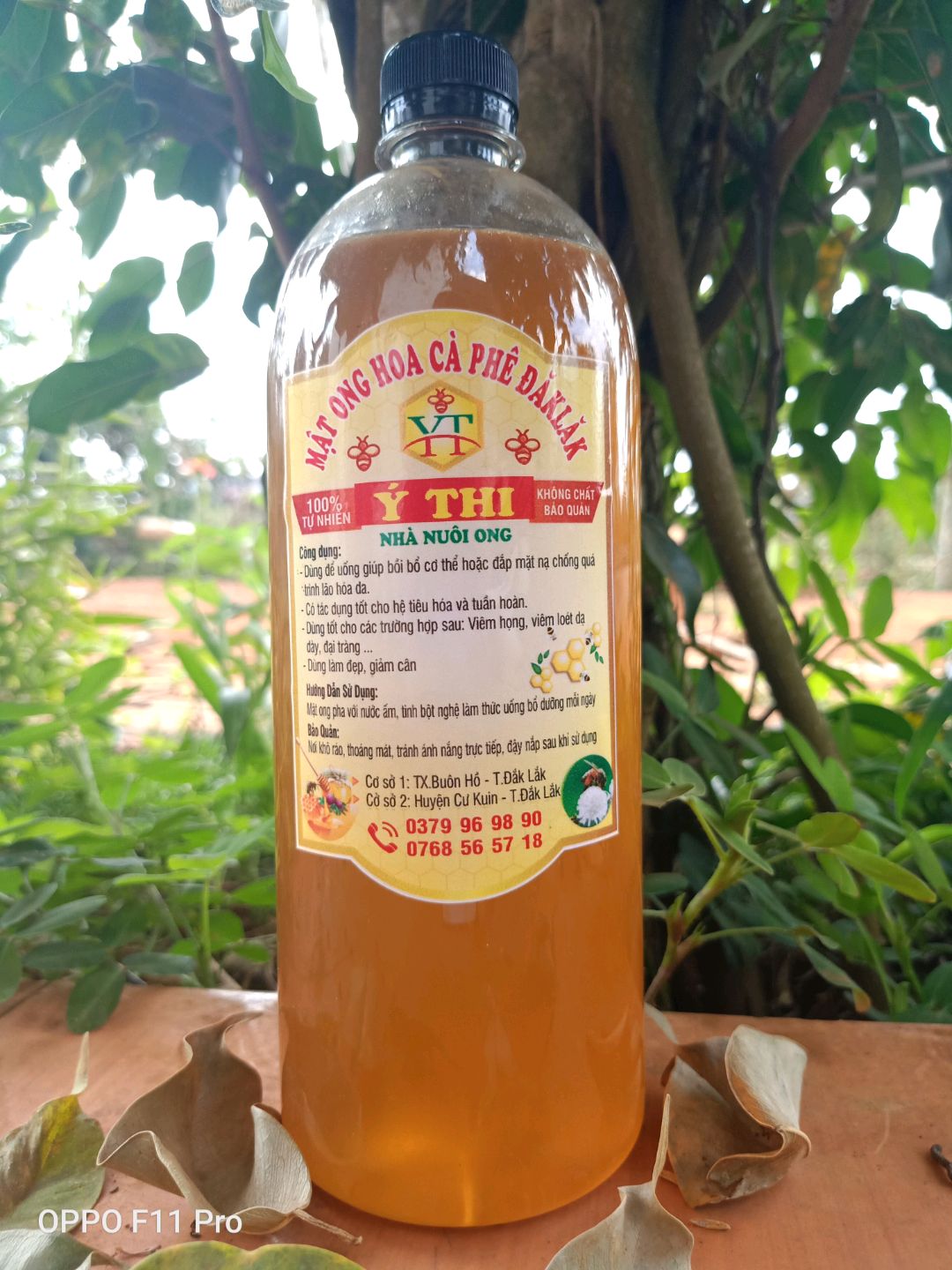 1 lit mật ong Hoa Cà phê loại đặc biệt