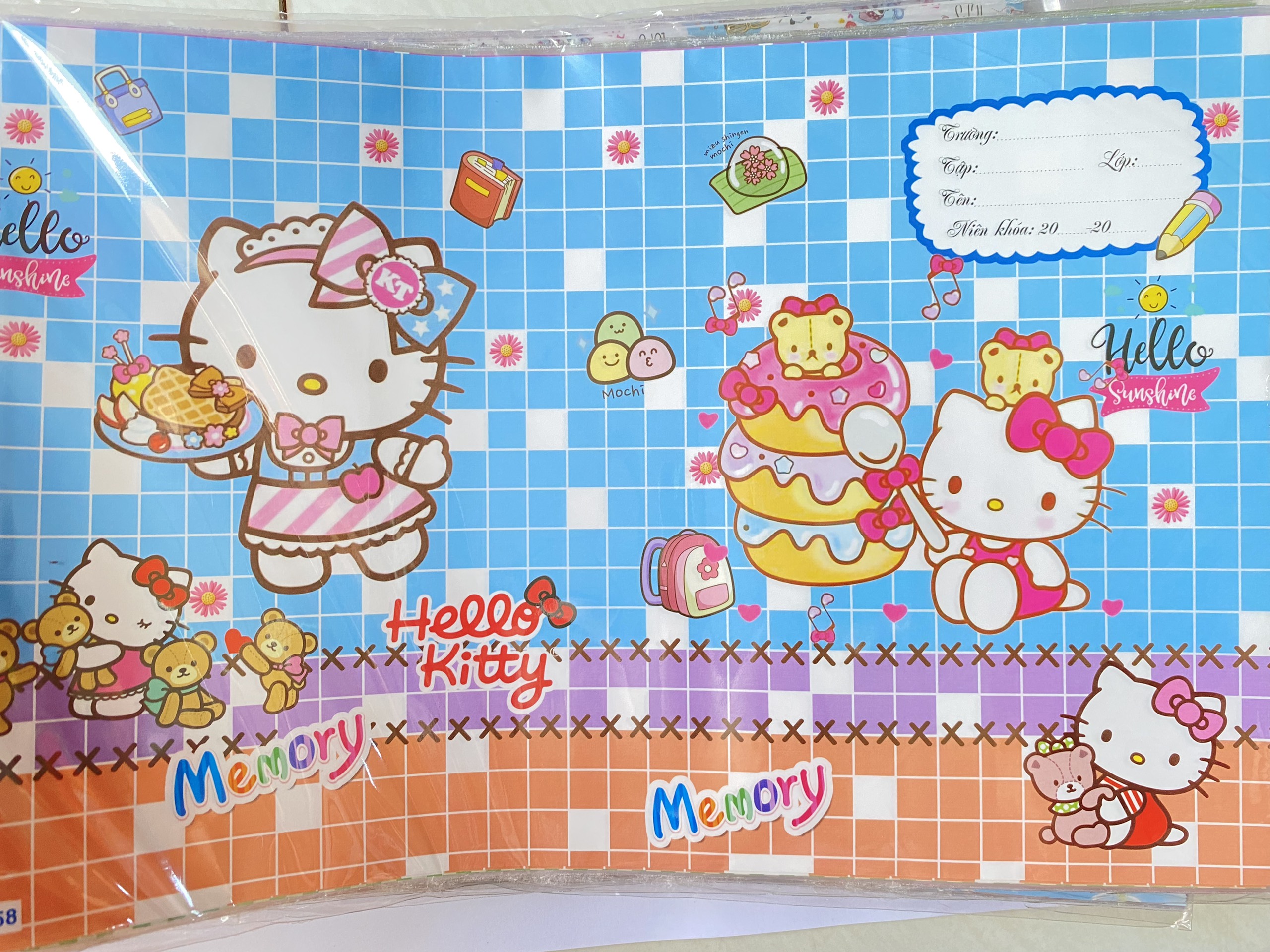 Xấp 10 tờ giấy bao tập lụa có hình