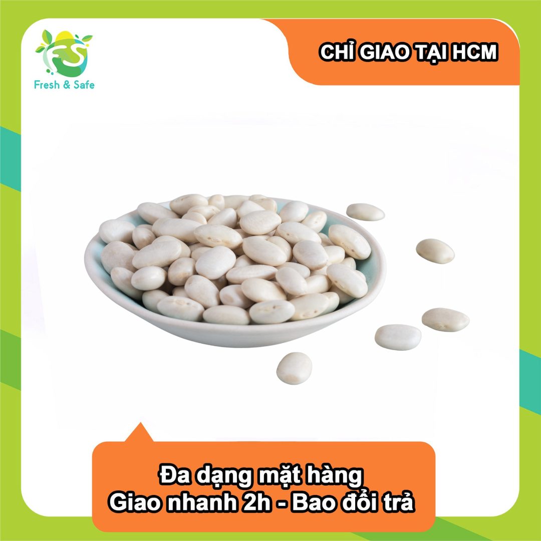 [Chỉ Giao HCM] Đậu Trắng Tươi - 50Gr