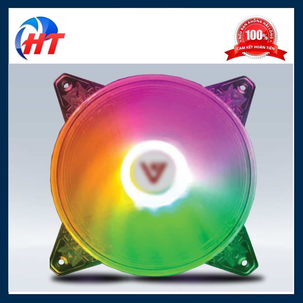 Fan tản nhiệt case vsp led rgb v203b