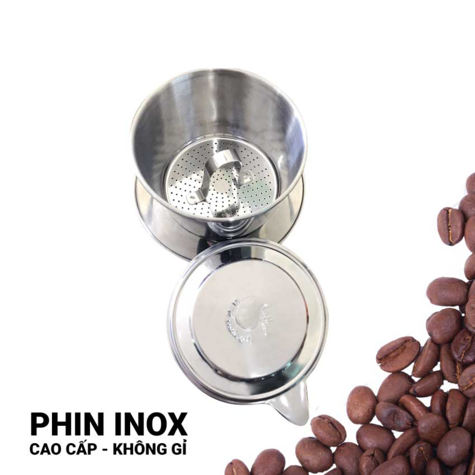 Phin inox cỡ lớn pha cà phê Light Coffee
