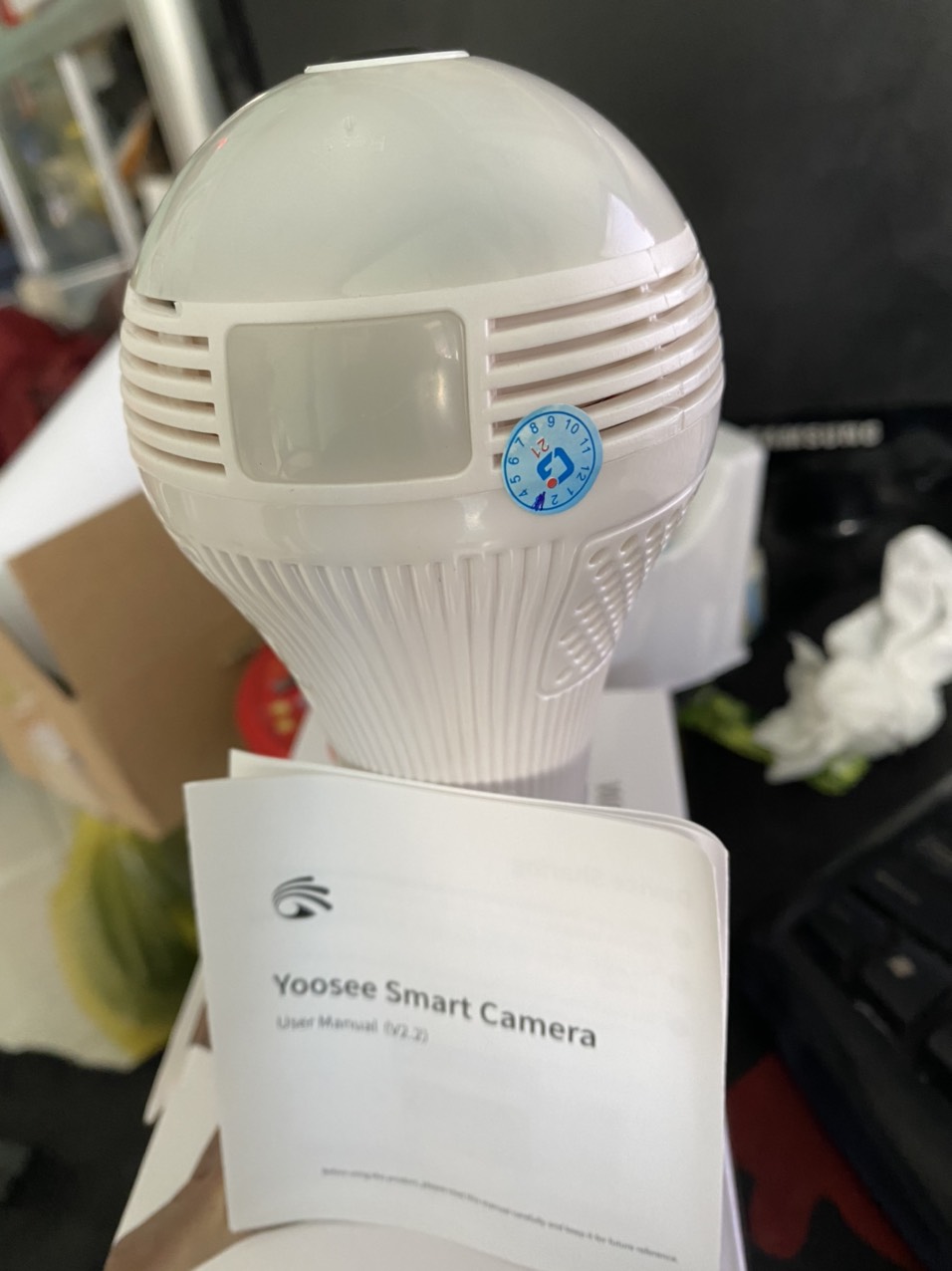 [HCM]Camera WIFI Hình Bóng Đèn Yoosee
