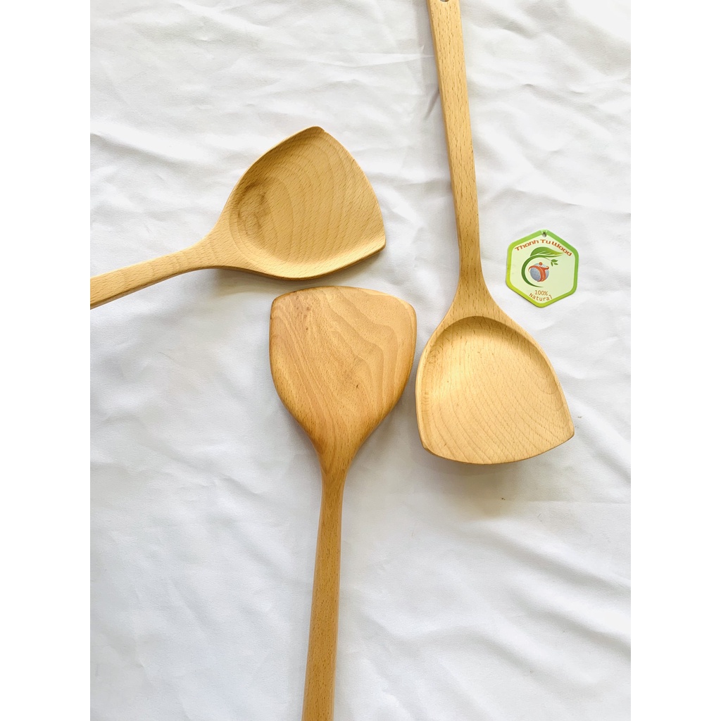 Sạn Cong Ghép Gỗ Beech Thanh Tú 35Cm