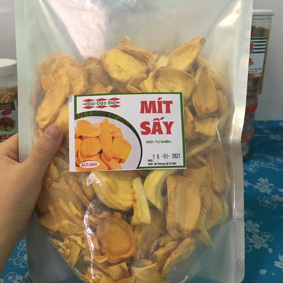 Quà Tết 2021 [21 chốt đơn ] Mít Sấy khô 500gr (miễn phí vận chuyển)