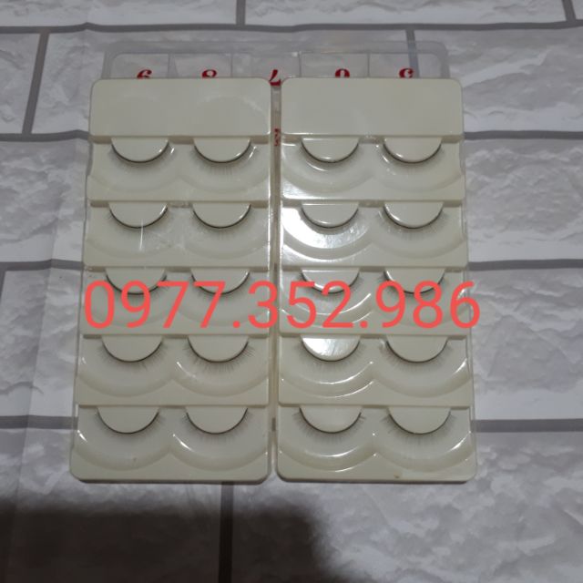 Mi giả dán đầu canh tập nối mi