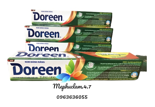 Kem đánh răng Doreen 120 hộp (45gr/1 hộp)