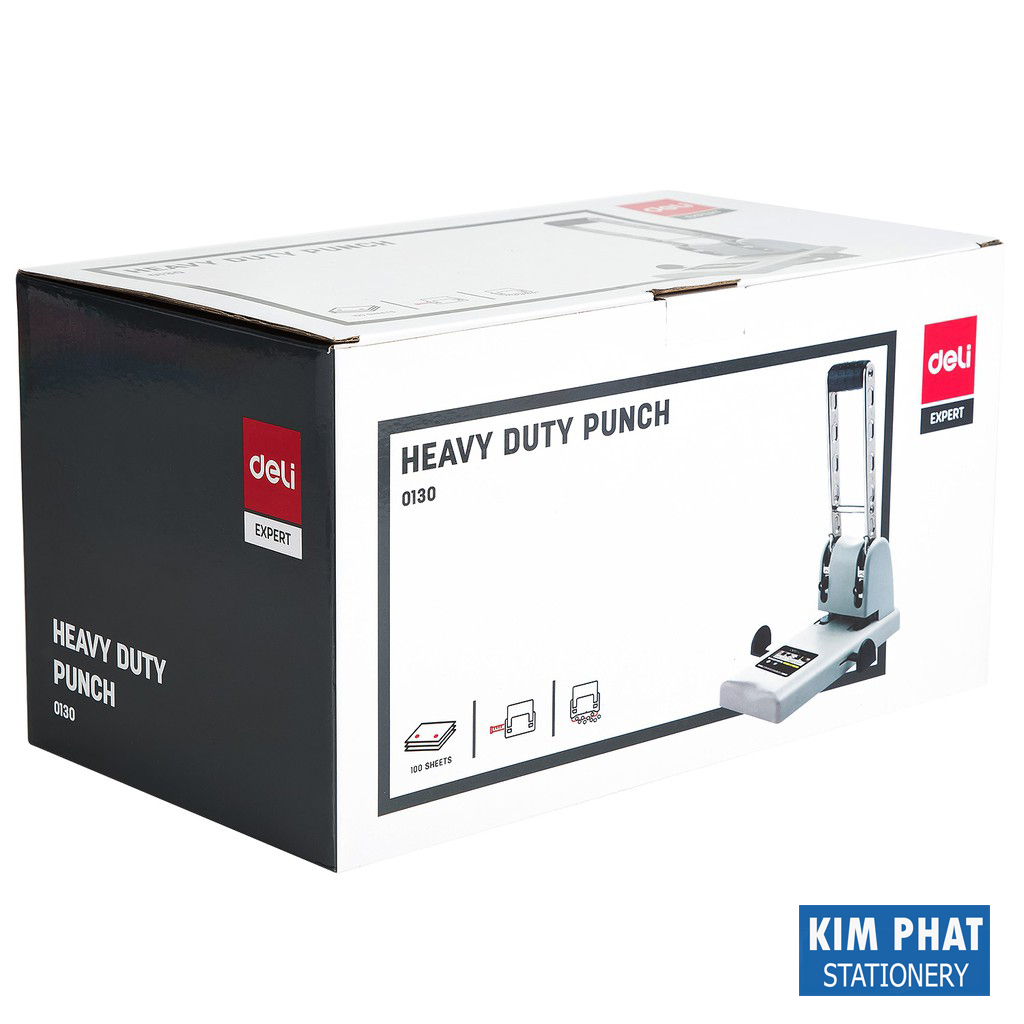 Đục lỗ 100 tờ Deli