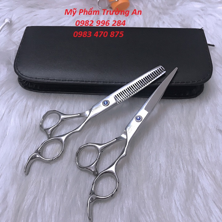 Bộ kéo cắt tóc Nhật Bản cao cấp Tony&guy[mua bộ kéo tặng kèm một bao da ]