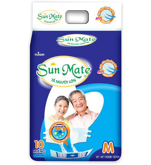 BỘ 3 GÓI TẤM LÓT TÃ SUNMATE 10 MIẾNG