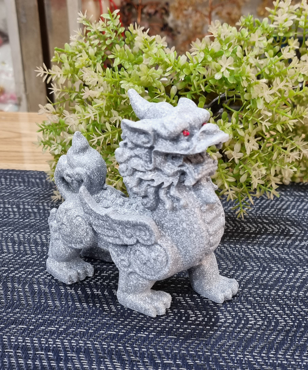[HCM]Bộ 02 tượng Tỳ Hưu giả đá size 11cm