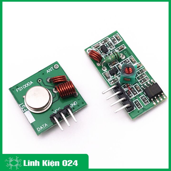 Module thu phát RF 433 (gồm 1 bộ thu và 1 bộ phát RF)