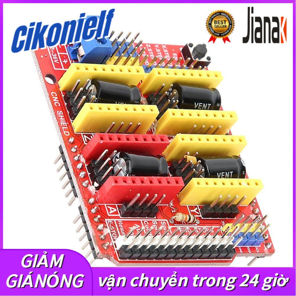 1pc 3d printer cnc shield v3 engraver expansion board + 4pcs a4988 driver module