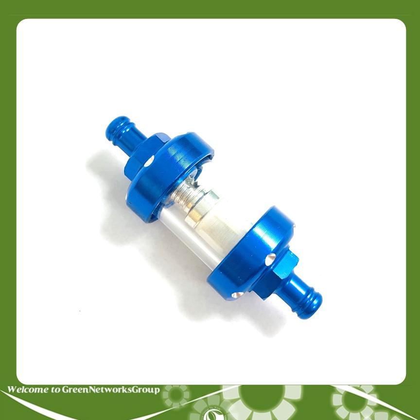 Lọc xăng thủy tinh trong suốt cho xe máy Greennetworks
