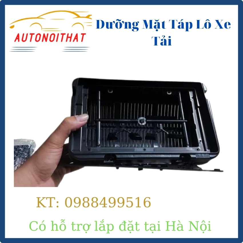 Màn hình android ô tô màn hình android 9 inch mặt dưỡng màn hình 9 inch xe tải, mặt dưỡng lắp xe tải, autonoithat.