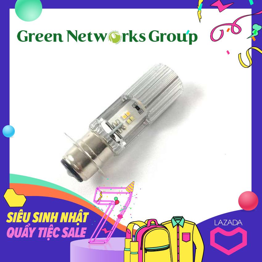 Đèn pha led M5 2 chân 8 tim dành cho xe dream wave GreenNetworks (trắng)