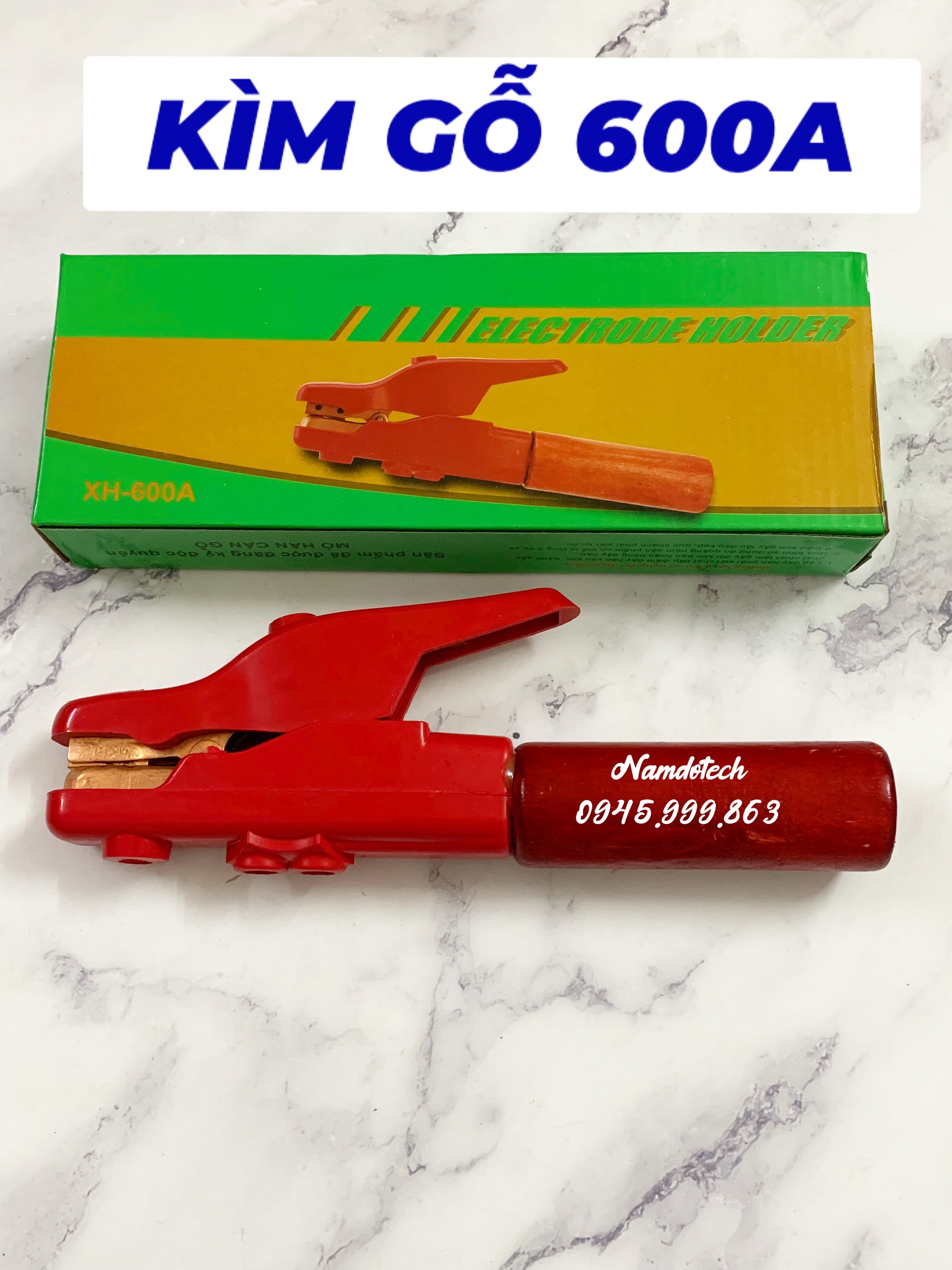 Kìm hàn cán gỗ 600A