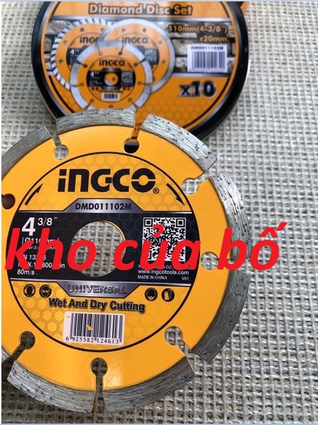 Đĩa cắt gạch khô 110 ingco dmd011102m