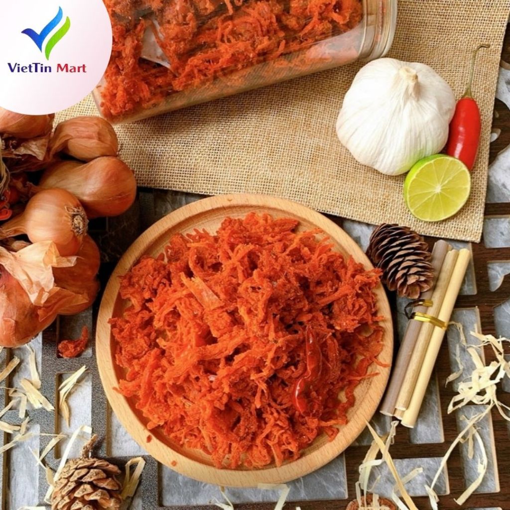 1kg Thịt bò khô sợi thơm ngon (khô gà giả bò) - Viettin Mart,