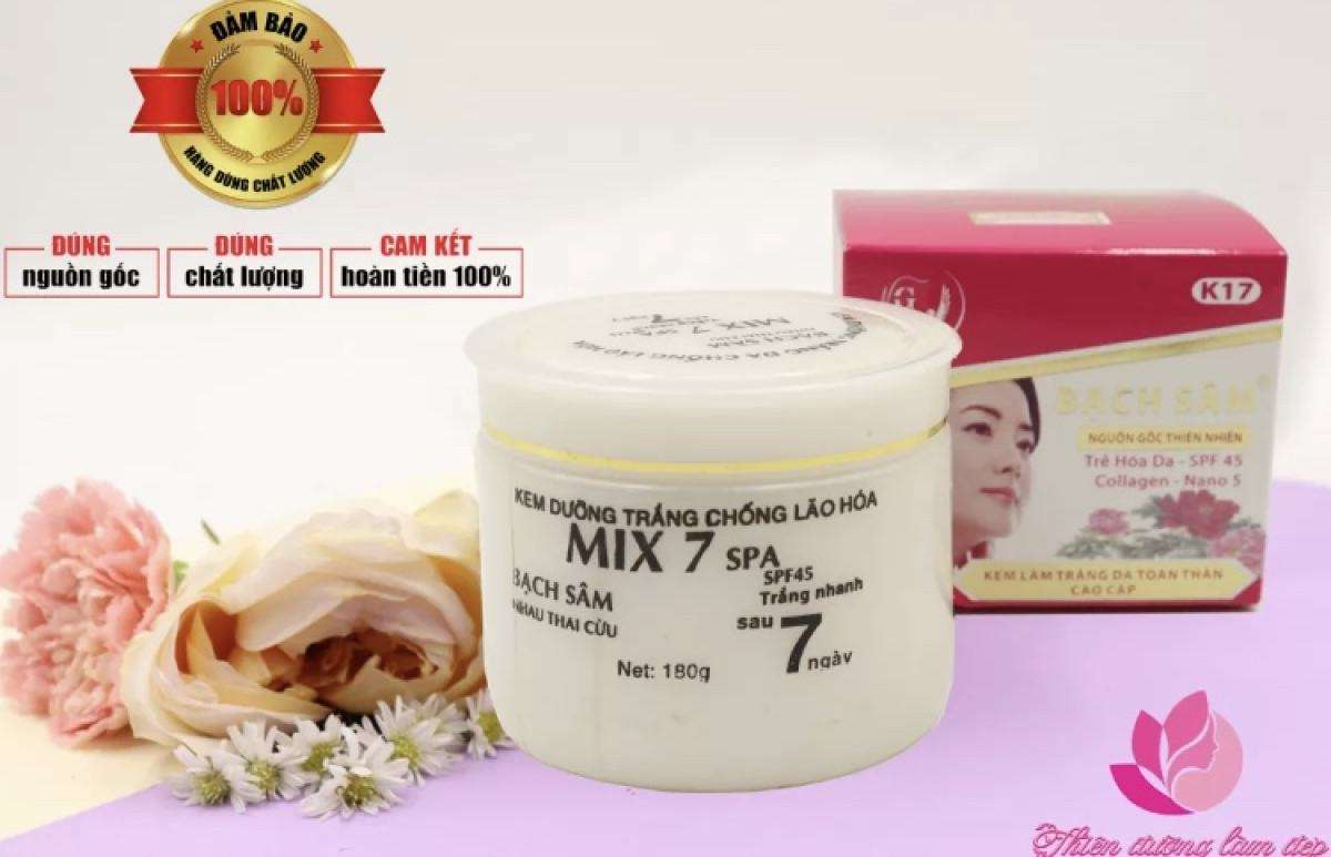 [HCM]Kem làm trắng da toàn thân cao cấp Bạch Sâm K-17
