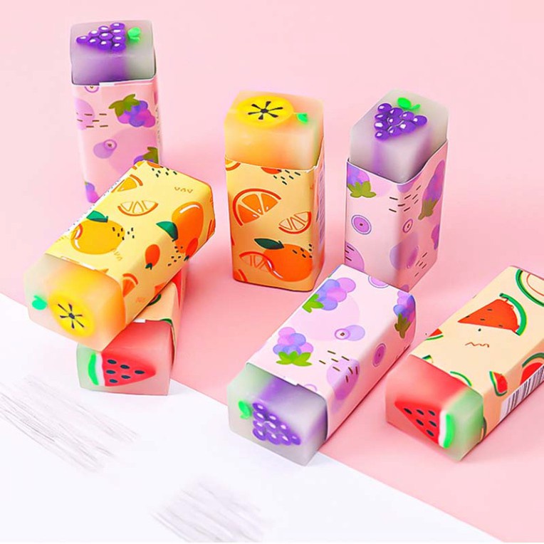 Pencil eraser, gum eraser pencil 2B/4B cute shape